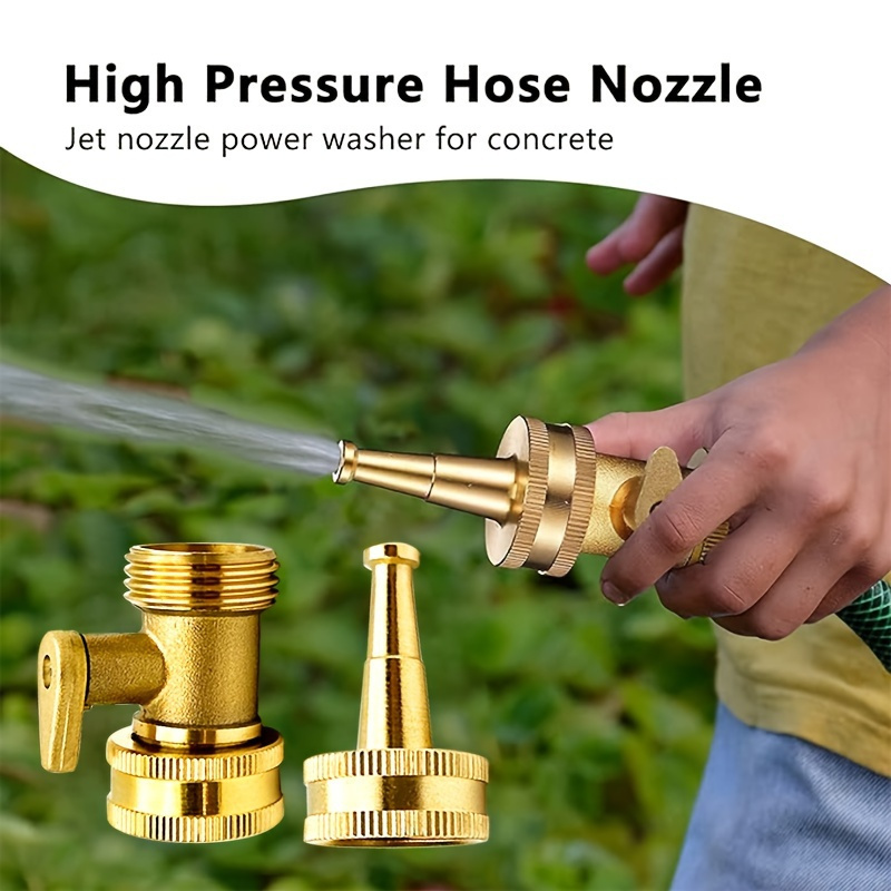 Garden Hose Nozzle - 2 adet/takım Pirinç Bahçe Hortumu Nozulu-