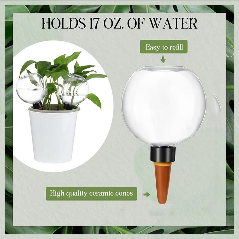 Automatic Plant Waterer - 500ML Kendinden Sulanan Küreler Damla Sulama