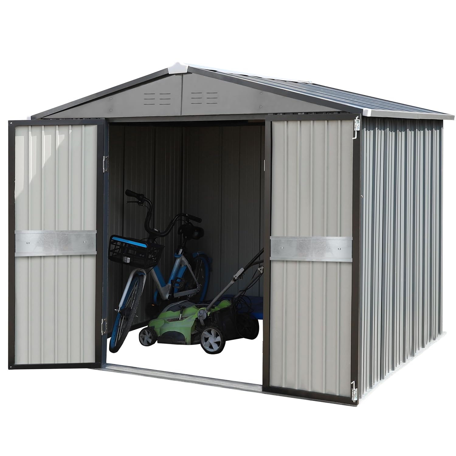 Gardening Tools Storage - 10' x 10' Çift Kapılı Dış