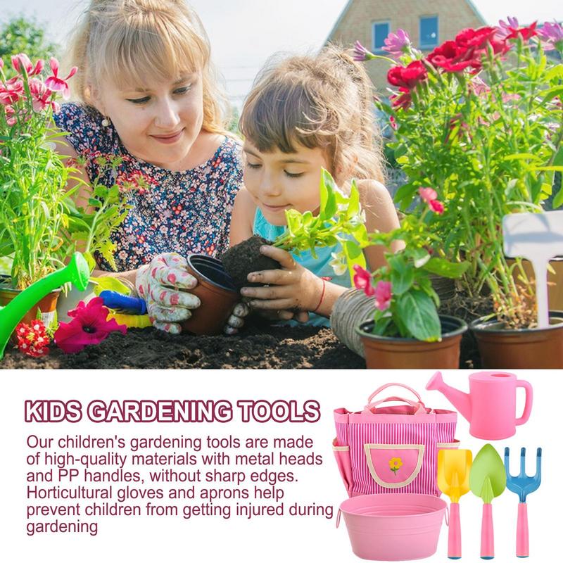Gardening Tools For Toddlers - Çocuklar Bahçe Alet Seti 6X Arka