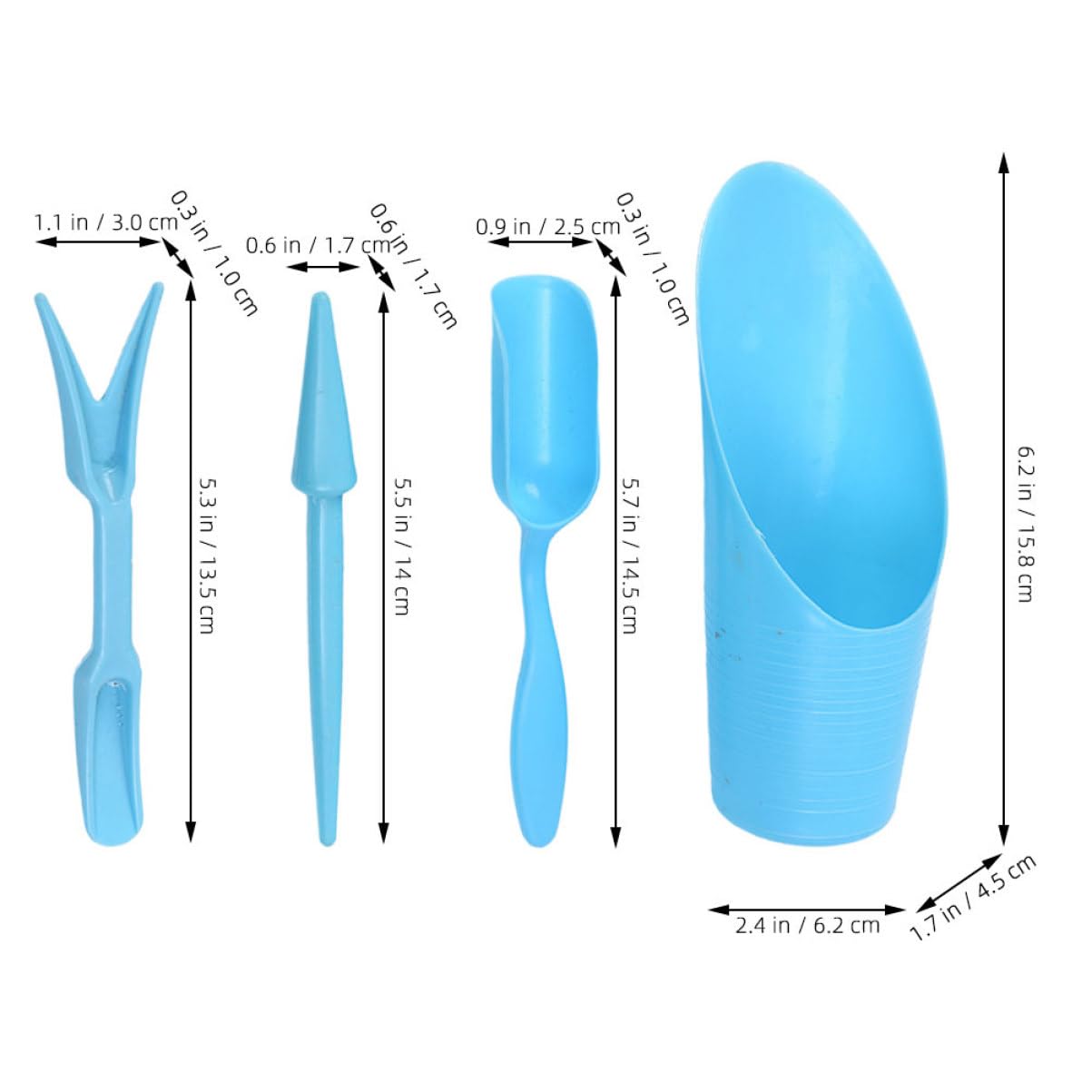 4 adet/takım, Plastik Dayanıkl - Gardening Tools Usa incelemesi ve fiyatı