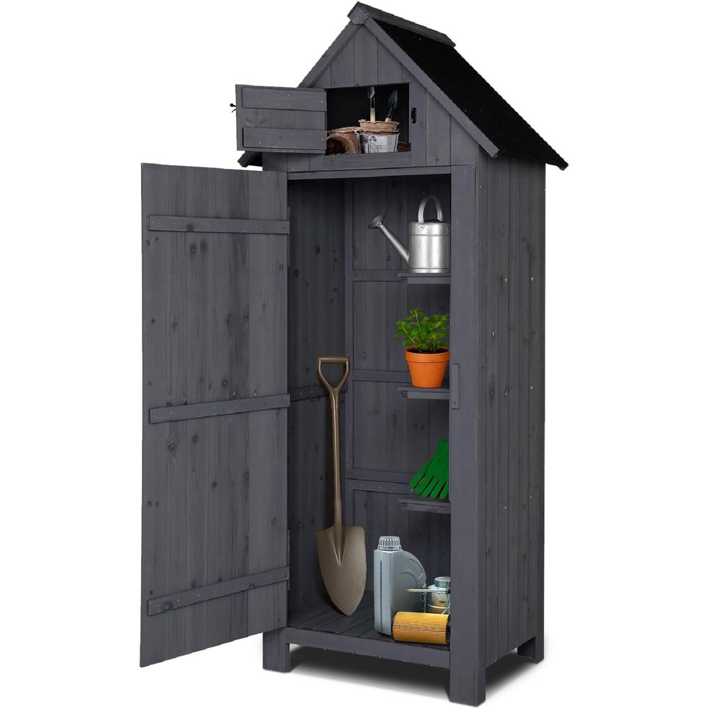 Dış Mekan Ahşap Depolama Kulüb - Gardening Tools Organizer incelemesi ve fiyatı