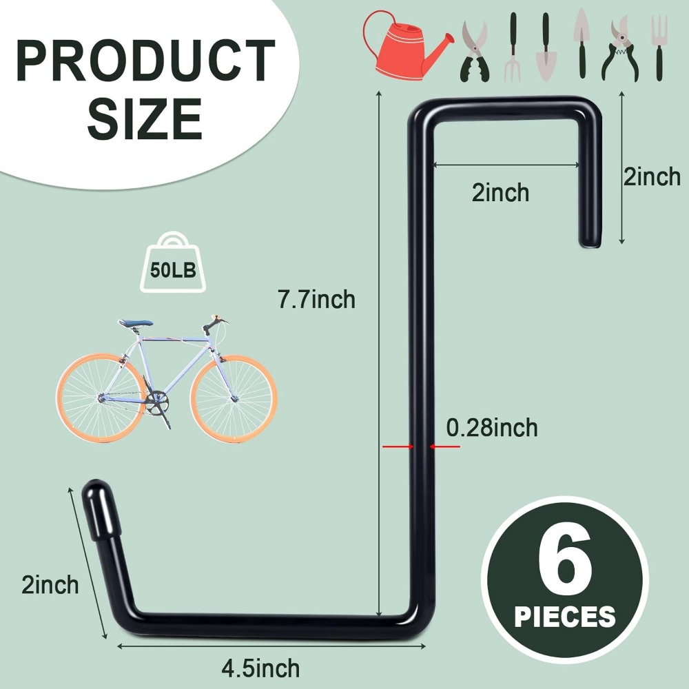 Büyük 2/3/4/6/9 ADET Garaj Kan - Gardening Tools Organizer incelemesi ve fiyatı