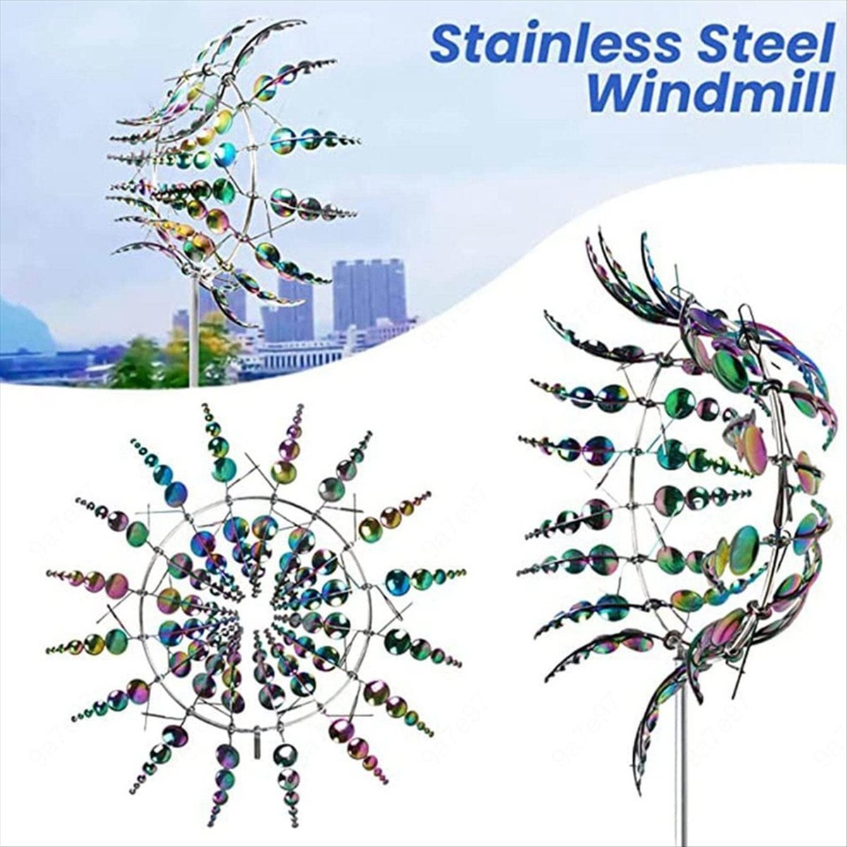 KSOL Büyülü Metal Rüzgar Döndü - Gardening Tools B&M incelemesi ve fiyatı