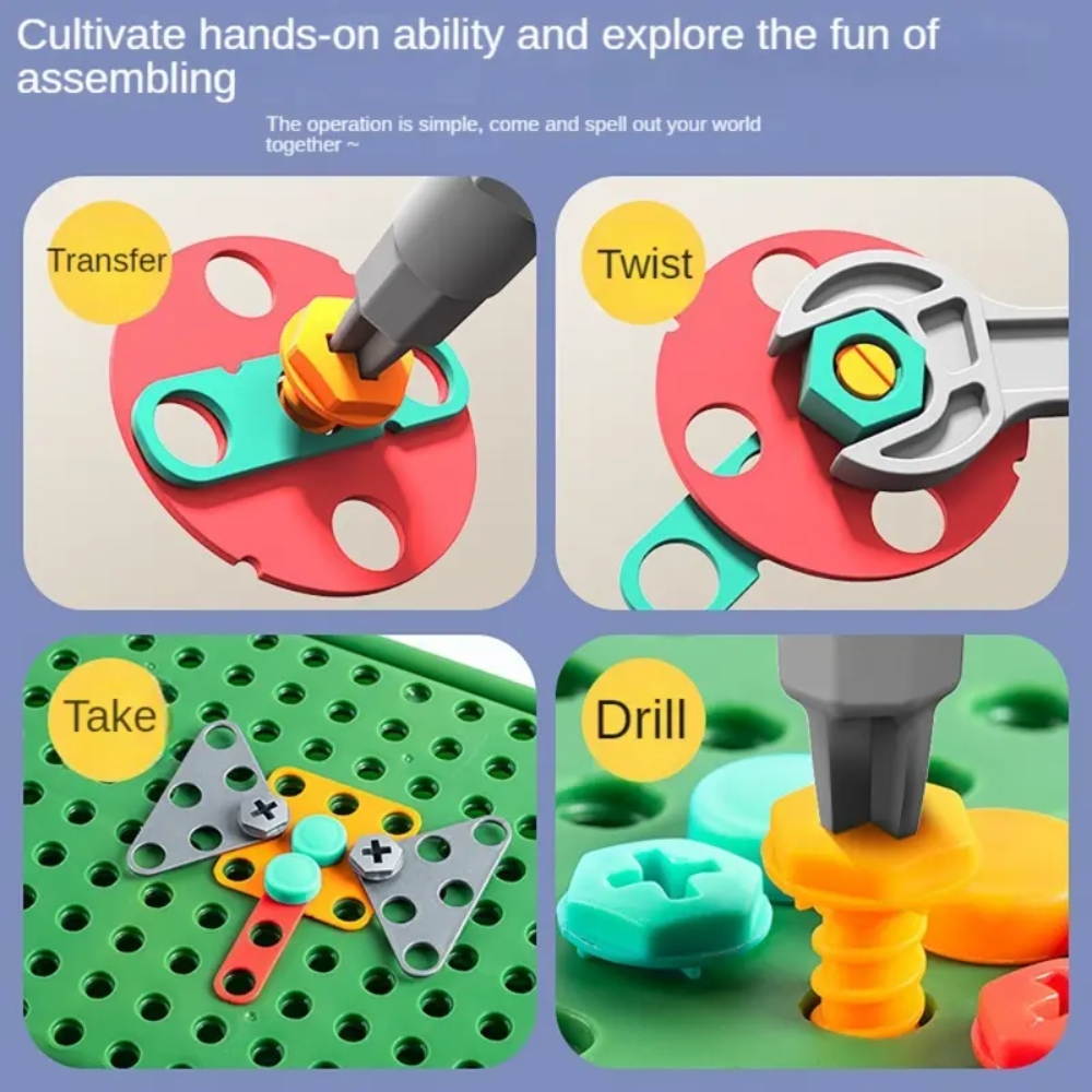 450 Adet Çocuk STEM Matkap Set - Gardening Tools For Toddlers incelemesi ve fiyatı