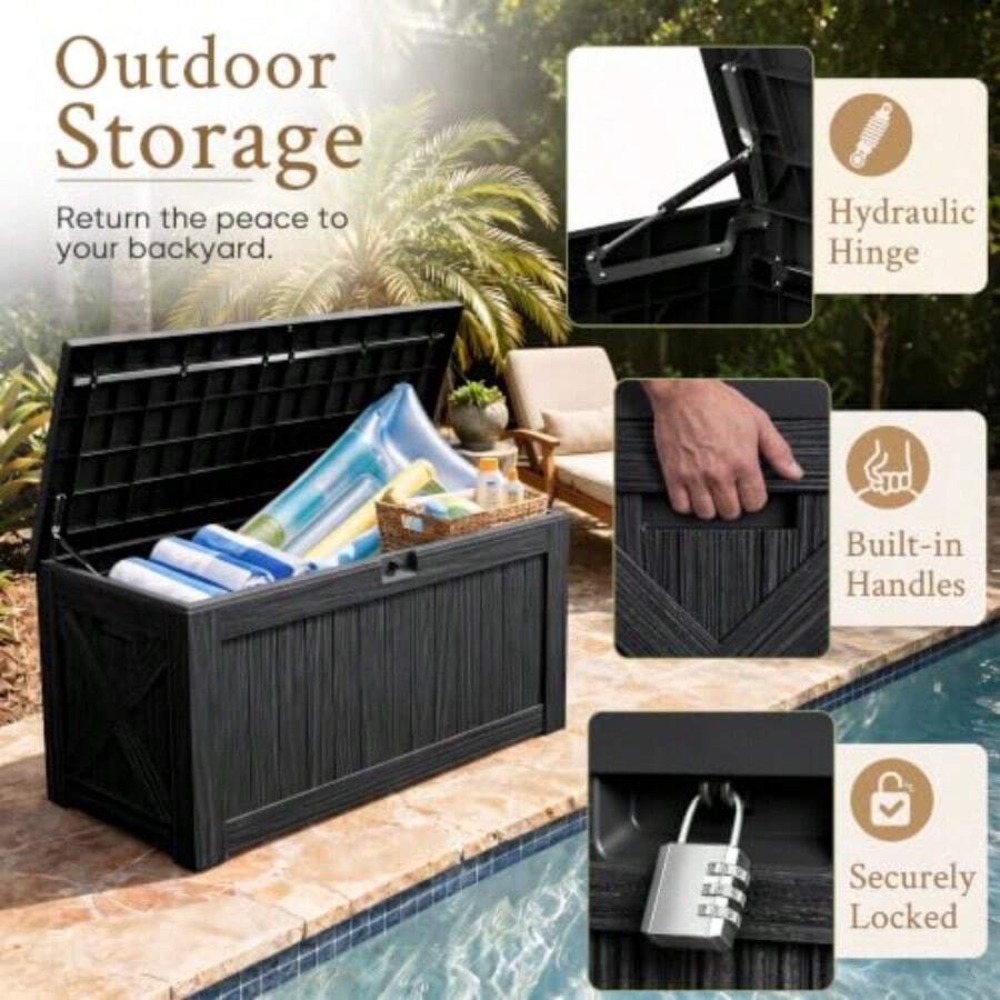 120 Galonluk Dış Mekan Depolam - Gardening Tools Storage incelemesi ve fiyatı